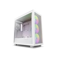 NZXT CASE H7 Flow White RGBMini-ITX, Micro-ATX, ATX3x F140 RGB fans, 1x F120Q fan