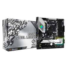 ASROCK MB B550M STEEL LEGENDAMD B550;AM4;4xDDR4;RAIDHDMI,DP;micro ATX