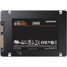 SAMSUNG SSD 870 EVO 250GB2.5'' SATA3;V-NAND MLC560MB/s read,530MB/s write