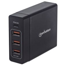 DOCKING MANHATTAN 4/1 3 USB A  1 USB C PORT 72W