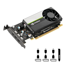 PNY VGA Quadro T400 LP;4GB GDDR6 64bit, 3xmDP