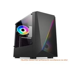 UBIT Gaming Case UB-GB01Black, 4 slota, 3x SSD, 1X HDDNo ODD, 1x USB 3.0+ 2x USB 2.0, + HD Aud