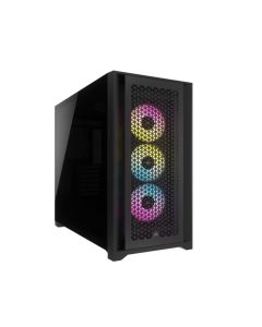 CORSAIR iCUE 5000D RGB AIRFLOWTempered Glass, Mid-Tower CaseBlack, 3x AF120 RGB ELITE Fans