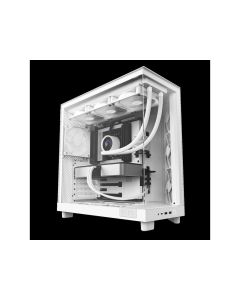 NZXT CASE H6 FLOW WHITE mini-ITX, Micro-ATX, ATX, Mid-tower, 3x fan