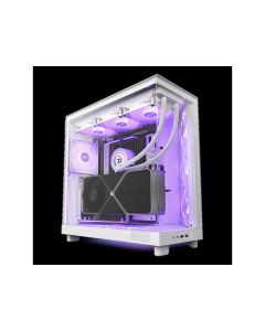 NZXT CASE H6 FLOW WHITE RGB mini-ITX, Micro-ATX, ATX, Mid-tower, 3x  RGB fan