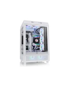Thermaltake The Tower 500 SnowMid tower case, TG, bijela, 2x Standard 120mm fan