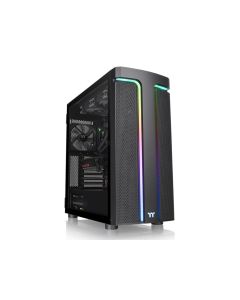 Thermaltake H590 TG ARGB Mid tower, 2x RGB strips, tempered glass, SPCC