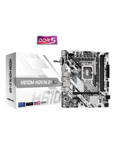 ASROCK MB H610M-HDV/M.2+ D5Intel H610;2xDDR5;VGA,HDMI,DPmicro ATX