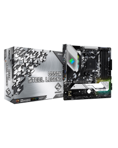 ASROCK MB B550M STEEL LEGENDAMD B550;AM4;4xDDR4;RAIDHDMI,DP;micro ATX