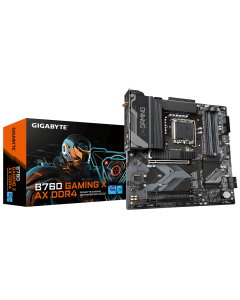 Gigabyte MB B760 GAM X AX DDR4LGA1700; 4xDDR4; 3xM.2, 4xSATA8xUSB; DP, HDMI; WIFI; ATX;
