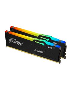 Kingston 32GB 4800MHz DDR5 RGBFury Beast (2x16GB) RGBCL40, XMP 3.0 Ready,