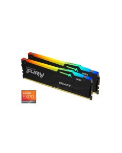 Kingston 32GB 5600MHz DDR5 RGBFury Beast (2x16), CL36, EXPO