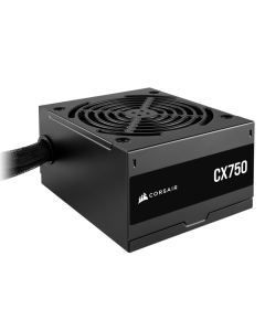 CORSAIR PSU 750W CX75080 PLUS, Bronze120mm Low-Noise fan, ATX