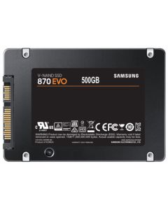 SAMSUNG SSD 870 EVO 500GB2.5'' SATA3;V-NAND MLC560MB/s read,530MB/s write