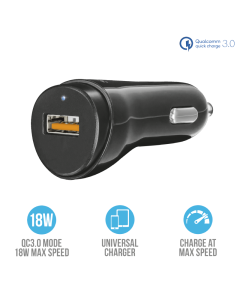 Ultra Fast USB Car Charger with QC3.0 and auto-detect