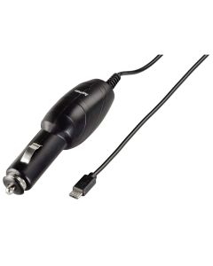 AUTO PUNJAČ HAMA MICRO USB 1A, CRNI
