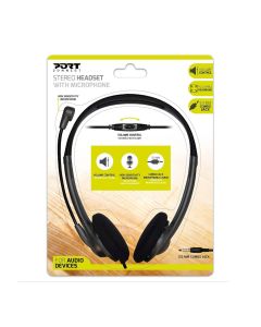 Slušalice s mikrofonom Port Stereo