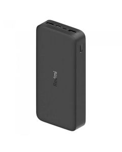 Redmi powerbank 18W, 20000mAh, 2xUSB, 1xUSB-C, 1xMicroUSB, 18W Fast Charge, crni