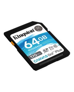 Kingston SD 64GB CanvasGoPlusSDXC,r/w:170/70MB/s