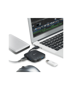 TP-Link UH400/USB  3.0 4-PortPortable Hub, built-in USB connector cable