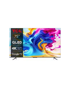 TCL 75"C643 4K QLED TVGoogle TV; Game Master 2.0;HDR PRO; HDMI 2.1 ALLM; Dolby Atmos;