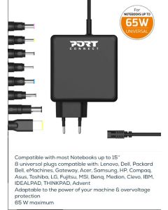 Punjač PORT Type C 65W 8 nastavaka