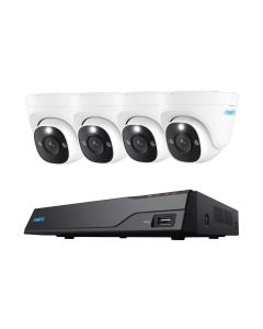 NVR snimač Reolink NVS8-12MD4 4k, 12MP, 8 kanalni NVR, 2TB HDD, 4x POE kamera