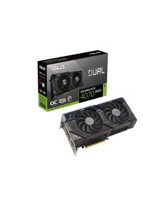 ASUS VGA DUAL-RTX4070S-O12GNVIDIA GeForce RTX 4070 SUPER12GB GDDR6X 192bit;HDMI,3xDP