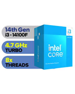 Intel Core i3-14100F3.5GHz 12MB L3 LGA1700 BOXRaptor Lake,bez grafike