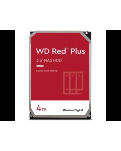 WD HDD 4TB SATA3 Red PlusIntelliPower 256MB,For NAS Systems