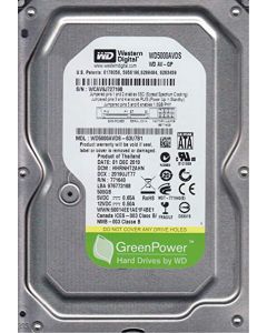 WD HDD 500GB SATA2 32MB PullAV-GP,Pull Drive;12mjeseci garancije