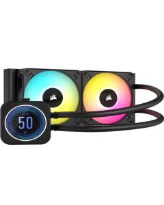 CORSAIR iCUE H100i ELITE LCDXT Display, Liquid CPU Cooler240mm, AM4, AM5, LGA1700