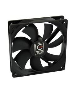 LC-Power Case fan LC-CF-120120x 120x25 mm,12V 4 pin PWMsleeving&anti-vibration washers