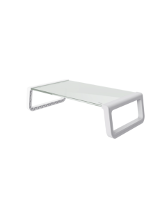 Trust Monta stand za monitor,kaljeno staklo, 50x20 cm,bijeli