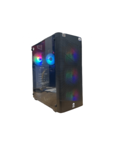 Ubit Gaming Case, 4xRGBTempered glass, Mid towerATX, Micro ATX, Mini Atx, 7x expansion