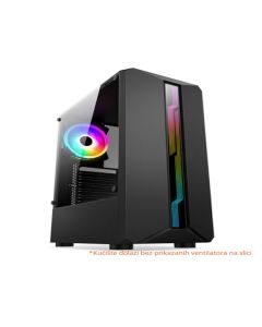 UBIT Gaming Case UB-GB02 600wBlack, 3x SSD, 1x HDD, NO ODD,1x USB 3.0, 2x USB 2.0 + HD AUDIO