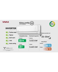 Vivax 12 INVERTER ACP-12CH35AEGI AEGI 12ka -10 A++